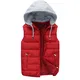 YOUTHUP Herren Steppweste Leicht Winterweste Warm Ärmellos Jacke Sport Freizeit Kaputze