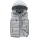 YOUTHUP Herren Steppweste Leicht Winterweste Warm Ärmellos Jacke Sport Freizeit Kaputze