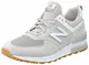 New Balance Herren 574S Sneaker, Grau (Rain Cloud/White Fcg), 42 EU