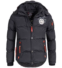 Herren Winterjacke Verveine Black M