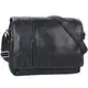 STILORD Ledertasche Herren schwarz Umhängetasche Unitasche Laptoptasche 15.6 Zoll Aktentasche Bürotasche Büffel Leder, Farbe:schwarz