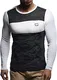 Leif Nelson Herren dünner Strick-Pullover Rundhals-Ausschnitt Slim Fit Winter Sommer Moderner Männer Winterpullover Wollpullover Langarm Crew Neck Feinstrick LN1645 Ecru Large