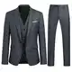 Sliktaa Anzug Herren 3-Teillig mit Muster Hochzeit Party Schalkragen Formell Business Smoking Blazer und Hose