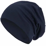 style3 Warme Herbst Winter Slouch Beanie XXL Unisex Mütze Marineblau