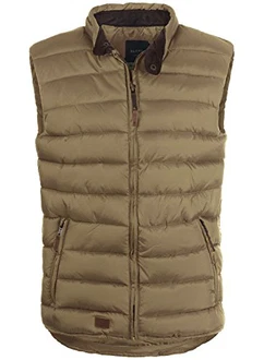 BLEND Cam 703589ME Weste Steppweste Stehkragen (70151) Safari Brown BLEND Cam 703589ME Weste Steppweste Stehkragen (70151) Safari Brown