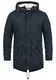 !Solid Darnell Herren Winter Jacke Parka Mantel Lange Winterjacke gefüttert mit Teddy-Futter und Kapuze aus 100% Baumwolle, Größe:M, Farbe:Insignia Blue (1991)