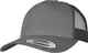 Flexfit 5-Panel Retro Trucker Cap Kape, Charcoal, one Size