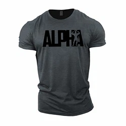 GYMTIER Bodybuilding T-Shirt der Männer Alpha 