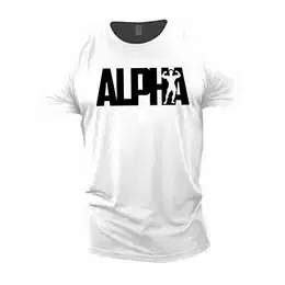 Bodybuilding-T-Shirt der Männer - Alpha - Fitness-Trainingsoberteil
