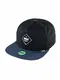 Djinns Herren Snapback Cap 5 Panel Fel Rubber blau Verstellbar