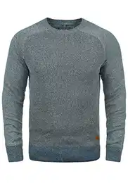 Blend BHGandolf Herren Strickpullover Feinstrick Pullover mit Rundhalsausschnitt 100% Baumwolle Regular fit, Größe:XL, Farbe:Ensign Blue (70260)