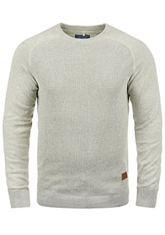 Blend Gandolf Herren Strickpullover Feinstrick Pullover Mit Rundhals (BHGandolf) Stone Mix (70813)