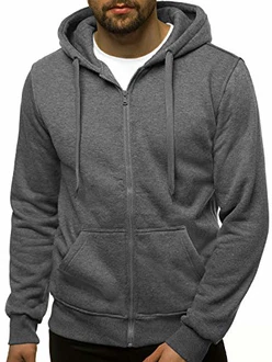 OZONEE Herren Kapuzenpullover Sweatjacke Sweatshirt Kapuzenjacke Kapuzenpulli mit Reißverschluss Langarm Hoodie Sport Style Casual Fitness Training Basic (2008) dunkelgrau OZONEE Herren Kapuzenpullover Sweatjacke Sweatshirt Kapuzenjacke Kapuzenpulli mit Reißverschluss Langarm Hoodie Sport Style Casual Fitness Training Basic (2008) dunkelgrau