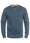 !Solid Benn O-Neck Herren Sweatshirt Pullover Pulli Mit Rundhalsausschnitt Grey Blue Melange (1946M) !Solid Benn O-Neck Herren Sweatshirt Pullover Pulli Mit Rundhalsausschnitt Grey Blue Melange (1946M)