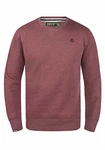 !Solid Benn O-Neck Herren Sweatshirt Pullover Pulli Mit Rundhalsausschnitt Weinrot Melange (8985)