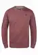 Solid SDBenn Herren Sweatshirt Pullover Sweater mit Rundhals-Ausschnitt Rippbündchen Label-Details Baumwollmischung Regular fit, Größe:3XL, Farbe:Wine Red Melange (8985)