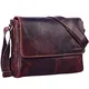STILORD ''Oskar'' Umhängetasche Laptoptasche 15 Zoll aus echtem Leder Messenger Bag Business Vintage Look, Farbe:Kara - braun