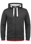 !Solid BenjaminZip Herren Sweatjacke Kapuzenjacke Hoodie Mit Kapuze Reißverschluss Und Fleece-Innenseite Med Gre (P8254) !Solid BenjaminZip Herren Sweatjacke Kapuzenjacke Hoodie Mit Kapuze Reißverschluss Und Fleece-Innenseite Med Gre (P8254)