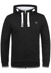 !Solid BenjaminZip Herren Sweatjacke Kapuzenjacke Hoodie Mit Kapuze Reißverschluss Und Fleece-Innenseite Schwarz (P9000) !Solid BenjaminZip Herren Sweatjacke Kapuzenjacke Hoodie Mit Kapuze Reißverschluss Und Fleece-Innenseite Schwarz (P9000)