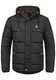 !Solid Denilson Herren Jacke Steppjacke Winterjacke gefüttert mit Kapuze, Größe:M, Farbe:Black (9000)