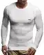 Leif Nelson Strickpullover Herren Rundhals (Ecru, Größe M) - Dünner Männer Strick Pullover für Winter & Sommer - Coole Crewneck Männer Pullover