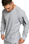 Amaci&Sons Cargo Pullover Sweatshirt Hoodie Sweater Camouflage 4006 Camouflage/Grau