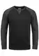 Blend BHAari Herren Sweatshirt Pullover Sweater mit Rundhals-Ausschnitt Rippbündchen Baumwollmischung Regular fit, Größe:M, Farbe:Black (70155)