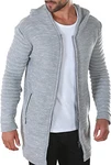 Karl's People Strickjacke mit Kapuze K-115 Grau (K-115)