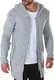 Karl''''s People People Herren Strickjacke mit Kapuze K-115 M Grey