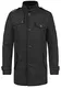 Indicode Brandan Herren Winter Mantel Wollmantel Lange Winterjacke mit Stehkragen, Größe:M, Farbe:Black (999)