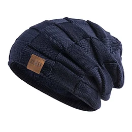 REDESS Beanie Mütze für Herren und Damen Winter Warme Mützen Stricken Slouchy Thick Skull Cap
