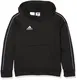 adidas Kinder Core 18 Hoodie, Schwarz (Black/White), 116
