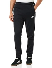 Herren Core 18 Sweat Trainingshose, Black/White, L EU