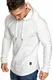 Amaci&Sons Oversize Vintage Herren Pullover Biker-Style Kapuzenpullover Hoodie Sweatshirt 4022 Weiß S