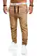 behype. Herren Jeans-Hose Chino Jogger 80-0060 (33, Beige)