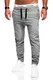 behype. Herren Jeans-Hose Chino Jogger 80-0060 Hellgrau 32