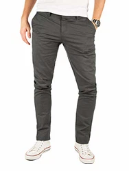 Yazubi Chino Herren Hose Modell Kyle by Yzb Jeans Grau