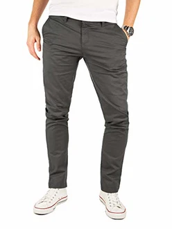 Yazubi Chino Herren Hose Modell Kyle by Yzb Jeans Grau