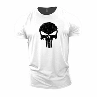 GYMTIER Bodybuilding T-Shirt Skull GYMTIER Bodybuilding T-Shirt Skull