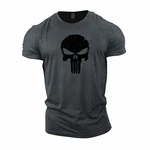 GYMTIER Bodybuilding T-Shirt Skull 