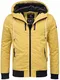 Navahoo Herren Winter Jacke leichte sportliche Jacke robust wasserabweisend Winddicht B623 [B623-Hunter-Gelb-Gr.M]