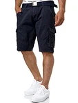 Indicode Herren Monroe Cargo ZA Shorts Navy Indicode Herren Monroe Cargo ZA Shorts Navy