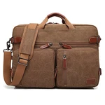 CoolBELL umwandelbar Aktentasche Messenger Bag Umhängetasche Laptop Tasche Business Backpack Multifunktions Reise Rucksack Kaffee