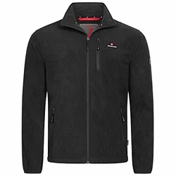 Höhenhorn Eigler Herren Fleece Jacke Full Zip Schwarz