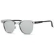 kimorn Polarisierte Sonnenbrille Unisex Retro Halb-Randlos Metall Rahmen Gläser K0558 (Silber)