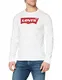 Levi's Herren T-Shirt LS Graphic Tee-B, Weiß/Hm Ls Better White 0010, Medium