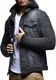 Leif Nelson Herren Strickjacke Jeansjacke Jacke Sweatjacke LN5240; Größe M, Anthrazit