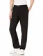 Amazon Essentials Herren Knitterarme Flatfront-Chinohose, Schmale Passform, Schwarz, 38W / 30L