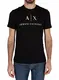 Armani Exchange Herren 8nztcj T-Shirt, Schwarz (Black 1200), M