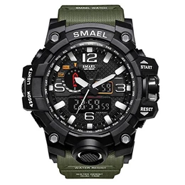 Analog Military Digital Schockresistent Sportuhr Männer Dual Dial Business Casual Multifunktions Elektronische Armbanduhren